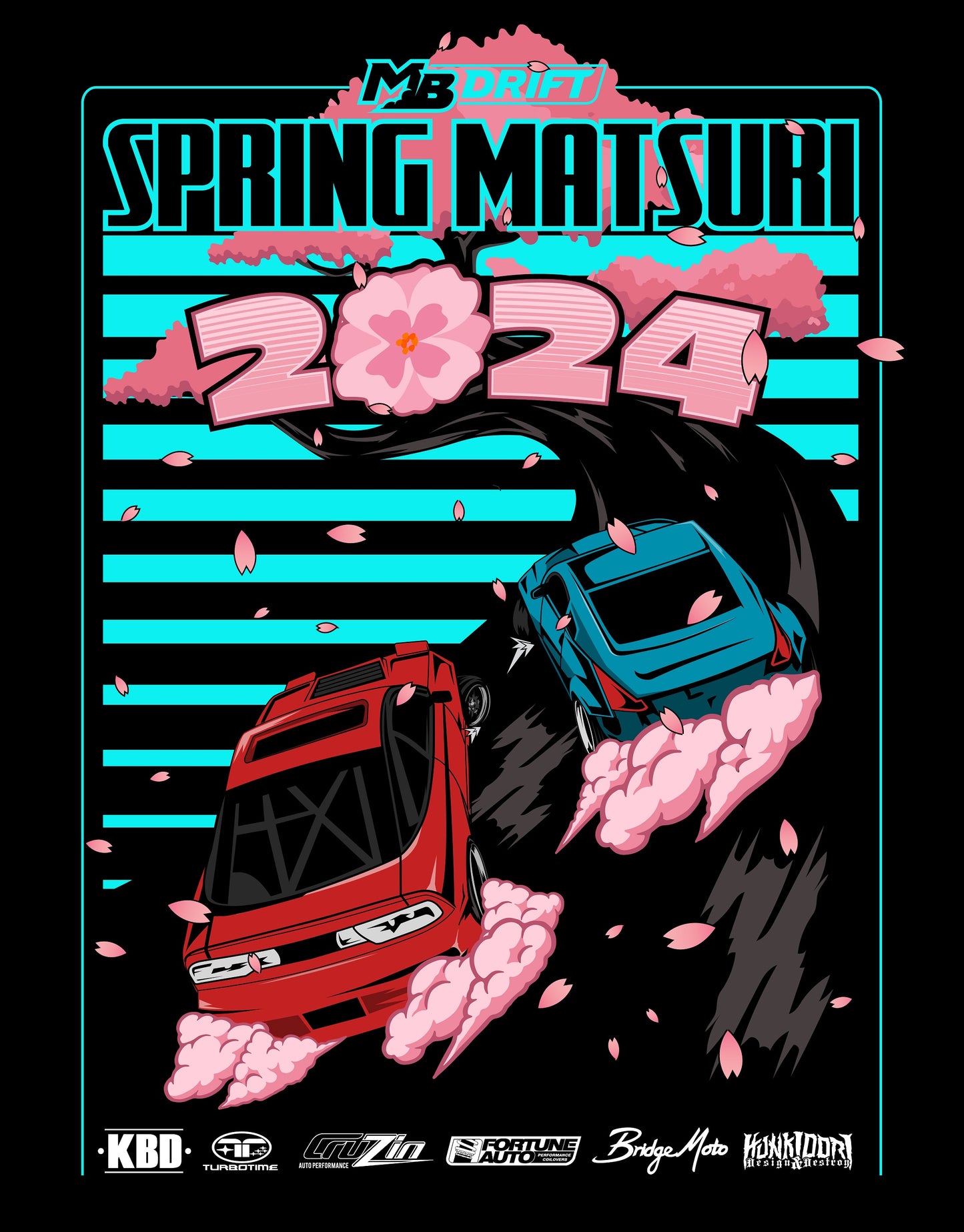 1 MB Drift Spring Matsuri 2024 T-Shirt Pre-Sale